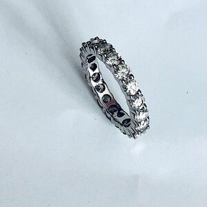 18kt White Gold 2.80ct Diamond Eternity wedding Ring Band